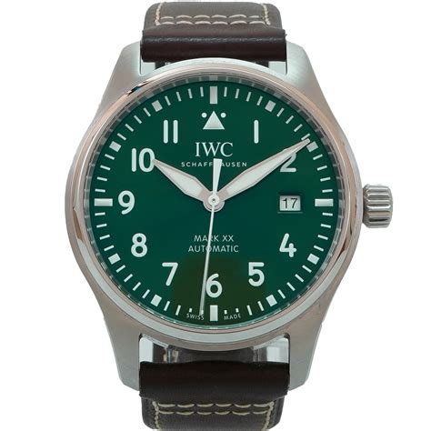 iwc green|iwc mark xx green.